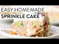 Easy Homemade Sprinkle Cake Sally s Baking