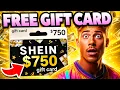 Free SHEIN Gift Card Codes 2026 How to Get 750 FREE SHEIN CODES