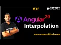 Interpolation in Angular 20 Data Binding in Angular Sahosoft