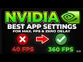 DO THIS to INSTANTLY Boost FPS Fix Lag in 2026 NVIDIA Control Panel