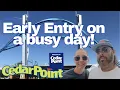Cedar Point Early Entry How Many Coasters Can We Ride Before the Park Opens on a Busy Saturday