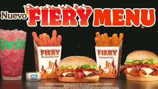 Burger King Fiery Menu TV Spot NEW SPANISH VERSION