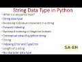 String data type in Python String in Python CBSE Data Types in Python Python Tutorial str