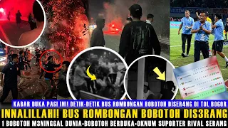 šµSUNGGUH BIADAP!š¤¬BUS BOBOTOH DI5ERANG OKNUM SUPORTER RIVAL DI TOL BOGORš„1 BOBOTOH MENING9ALš„TOP 5