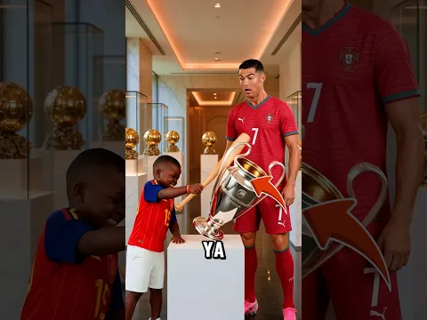 ¡El hermano de Lamin Yamal ROMPIÓ los TROFEOS de Ronaldo😱🏆!  #lamineyamal #cr7 #futbol
