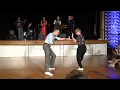 Skye Humphries and Frida Segerdahl dancing to Naomi & Her Handsome Devils - Säntishop 2015