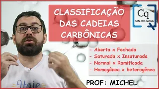CLASSIFICAÇÃO DAS CADEIAS CARBÔNICAS