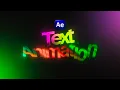 Saas Text Animations in After Effects Basic to Pro