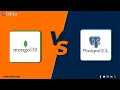 MONGODB VS POSTGRESQL WHAT IS THE DIFFERENCE