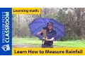 Learn How to Measure Rainfall