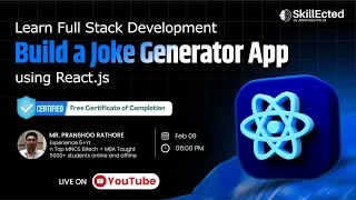 Learn Full Stack Development Build a Joke Generator App using React js