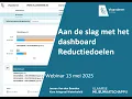 Webinar: Maak kennis met het dashboard reductiedoelen saneringsinfrastructuur (13 mei 2025)