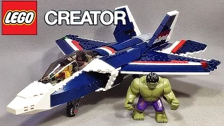 레고 크리에이터 블루 파워 제트 31039 전투 비행기 3-in-1 조립 리뷰 Lego Creator Blue Power Jet
