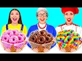 Lagu Me vs Grandma Cooking Challenge | Crazy Cooking Battle by Crazy DO