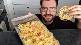 Zalabia زلابية العراقية المقرمشة شيف شاهين 