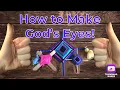 How to Make a God s Eye Easy for all ages Yarn Craft