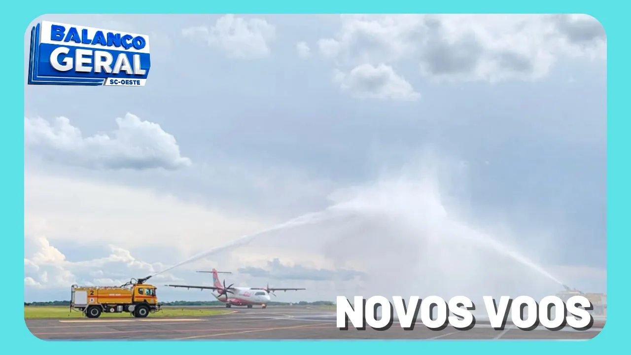 Aeroporto de Chapecó tem novos voos para Cuiabá, Porto Alegre e Navegantes