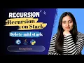 Delete Middle of Stack Using Recursion Java Python C Recursion