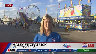 Meteorologist Haley Fitzpatrick Live from HOT Fair