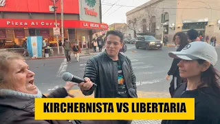 Debate de Kirchnerista vs Libertaria #mileipresidente Milei Presidente