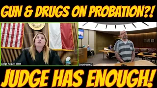On Probation Caught With Gun Drugs 4 YEARS
