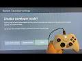 Xbox Series How to Disable Developer Mode Tutorial Dev Mode 2021