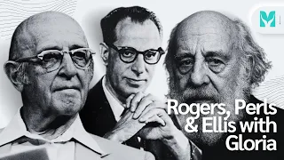 Three Therapists, One Client: Carl Rogers, Fritz Perls & Albert Ellis.