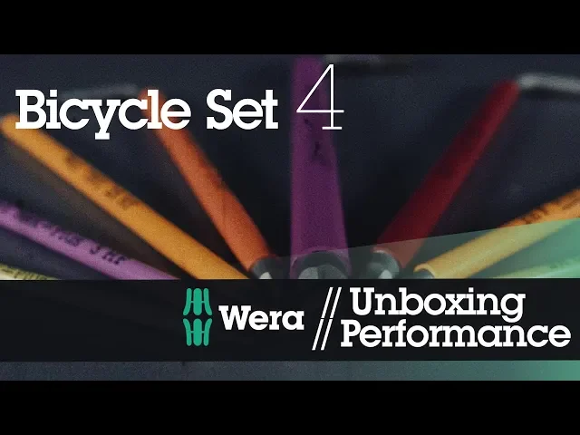 Fahrrad-Werkzeugset Bicycle Set 4, 9 Teile, Wera - W004173