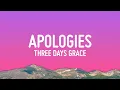 Download Lagu Three Days Grace - Apologies (Lyrics)