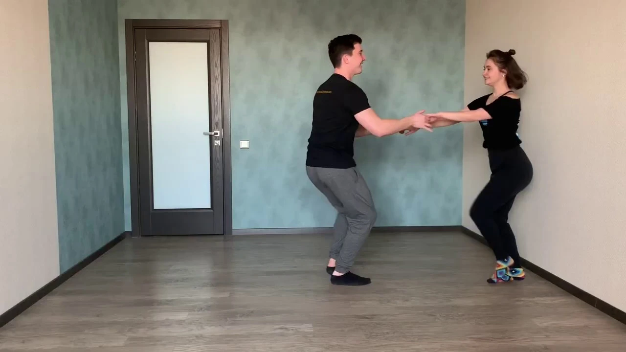Improv West Coast Swing at Home Semion Ovsiannikov & Maria Elizarova