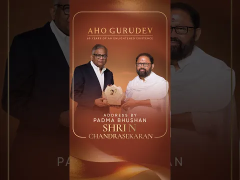 Address by Shri N. Chandrasekaran | Celebrating 60 Years of Pujya Gurudevshri Rakeshji