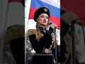 Download Lagu Beautiful Russian Female Soldier Wearing Traditional Outfits Sings KATYUSHA at the Military Event