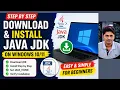 How to Download and Install Java JDK on Windows Java JDK Setup Step by Step 2026