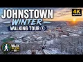 Johnstown PA Walking Tour 4K Rust Belt Mystique - Flood City Streets to Inclined Plane Summit