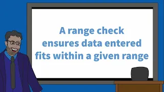What Is A Range Check Validation Rules GCSE COMPUTER SCIENCE