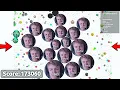 Covering the ENTIRE Map in Agar io 173 060 Score - Agario World Record