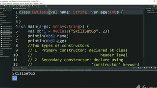 How to write Constructors in Kotlin Kotlin tutorial for beginners part 12