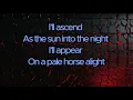 BEHEMOTH - Once Upon A Pale Horse (karaoke)