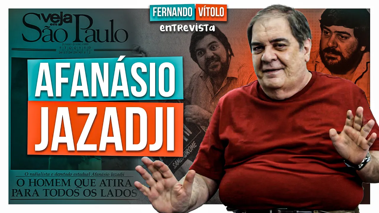 AFANÁSIO JAZADJI - Recorde nacional de audiência no rádio, Repórter Policial, Disque Denúncia. #063