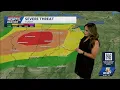 Tracking severe storms overnight in Cincinnati