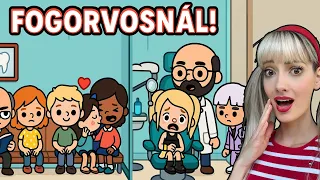 TOCA BOCA FOGORVOSNÁL‼️🦷 EZT LÁTNOD KELL!😱 #8 rész #tocaboca