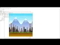 Pygame tutorial how to set background in respect t your screen