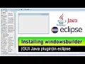 installing windowbuilder GUI designer plugin on eclipse