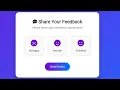 Interactive Feedback UI Project using HTML CSS JavaScript Step-by-Step Tutorial
