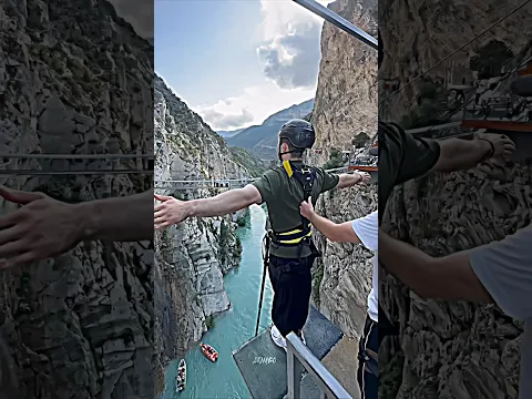 😱AKIMBO 69 FOREARM KING ENJOY BUNGEE JUMPING🔥