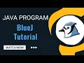 ICSE CLASS 10 COMPUTER APPLICATIONS Basic Java program in BlueJ BlueJ Tutorial