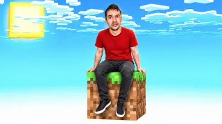 SOBREVIVENDO EM 1 BLOCO NO MINECRAFT!
