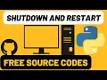 How to restart and shutdown computer using Python