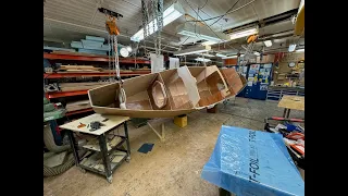 26 June 4th day glassfibre  Port side done