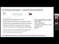 Molecular Talk NGS-Sign Out Tutorial - Germline NGS test by Xiaoming Mindy Wang P DABMGG